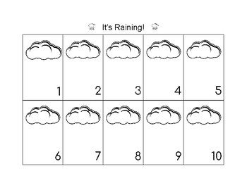 Raindrop Count/ Weather Math by RealEducaShan | Teachers ...