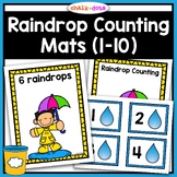 Raindrop Counting Number Mats | Counting to 10 | Number Re