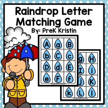 Preview of Raindrop Letter Matching and Sorting Game