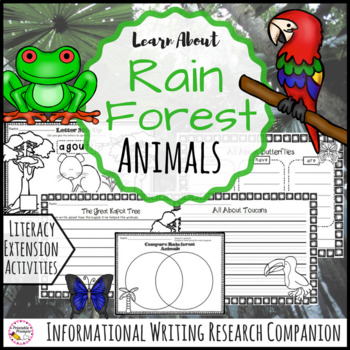 Rainforest Research Companion by PrintablePrompts | TpT