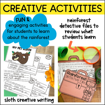 Rainforest Activities by First Grade Schoolhouse | TpT