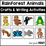 Rainforest Animal Crafts and Activity Pack