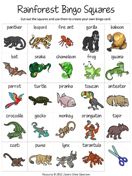 Pet Shop Bingo Game - Cut and Paste Activities | TPT