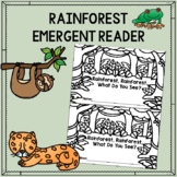 Rainforest Animals Emergent Reader | Rainforest, Rainfores