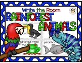Rainforest Animals Write the Room