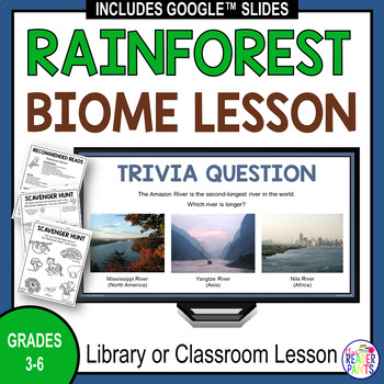 Preview of Rainforest Biome Lesson - Rainforest Animals and Plants - Rainforest Layers