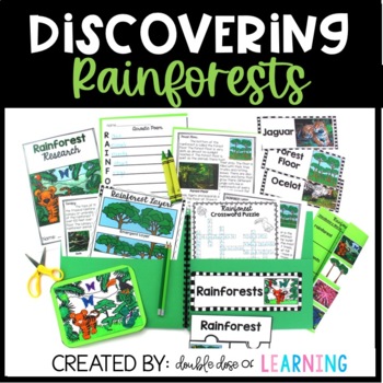 Preview of Rainforest Biome Research Unit with PowerPoint