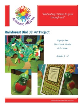 Preview of Rainforest Bird 3D Art Project