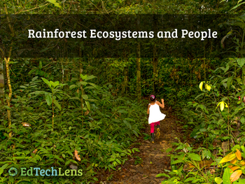Preview of Rainforest Ecosystems and People Distance Learning PDF