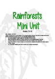Rainforest Environments Mini Unit