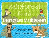 Rainforest Fun! Literacy and Math Centers