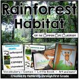 Rain Forest Habitat for the Common Core Classroom