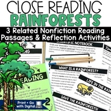Rainforest Layers Animals in the Amazon Nonfiction Close R