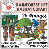 Rainforest Life Clipart by Clipart That Cares