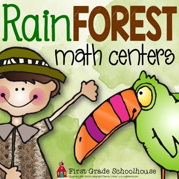 Preview of Rainforest Math Centers