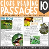 Rainforest Close Reading