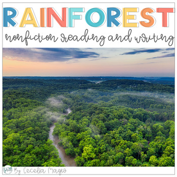 Preview of Rainforest Nonfiction Reading Passages and Lesson Plans