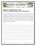 Rainforest Punctuation, Spelling and Vocabulary Worksheets