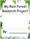 Rainforest Research Project Book