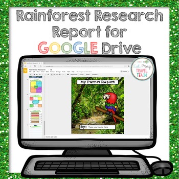 Preview of Google Drive Rainforest Animal Research