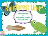 Rainforest Themed- Frog & Butterfly Life Cycle Crafts