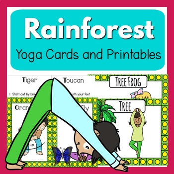 Kids Yoga Cards, Children’s Yoga Pose, Yoga Flash Cards, Class Fitness  Activity