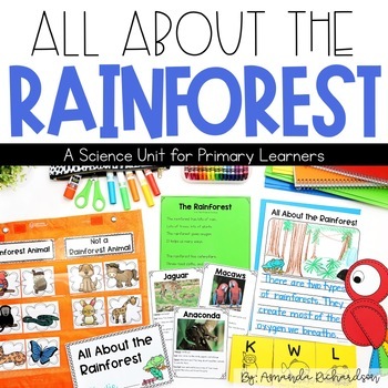 Preview of Rainforest Unit: Rainforest Animals and Their Habitat, Rainforest Activities
