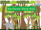 Rainforest Word Wall With Pictures