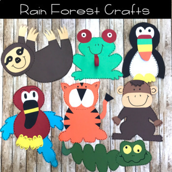 Rainforest Activities | Distance Learning by First Grade Roars | TpT
