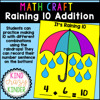 Preview of Raining 10: Math Craft
