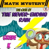 Rainy Day Activity Math Mystery - Kindergarten Math Review