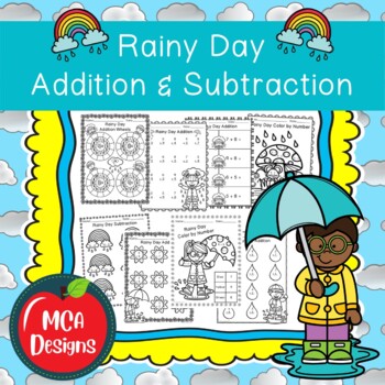 Preview of Rainy Day Addition and Subtraction