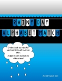 Rainy Day Alphabet Match Book