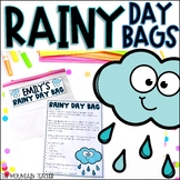 Rainy Day Bags an Indoor Recess Activity for Rain