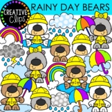 Rainy Day Bear Clipart {Creative Clips Clipart}