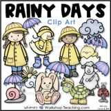 Rainy Day Buddies Spring Clip Art
