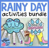 Rainy Day Bundle | Rainy Day Activities | April Coloring A