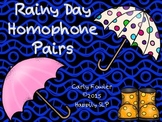 Rainy Day Homophones Pairs