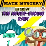 Rainy Day Math Mystery Activity - 1st Grade Math Printable