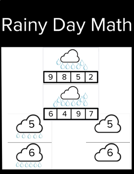 Preview of Rainy Day Math Pages – Interactive Learning for Pre-K and Kindergarten