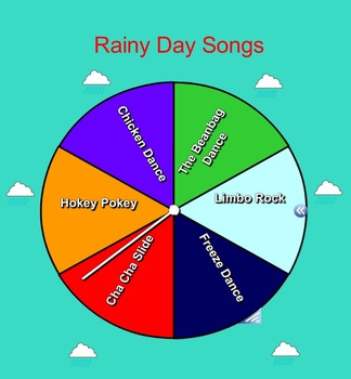 Preview of Rainy Day Movement Songs for Indoor Recess