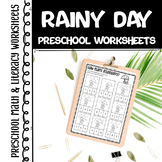 Rainy Day Preschool Math & Literacy Unit