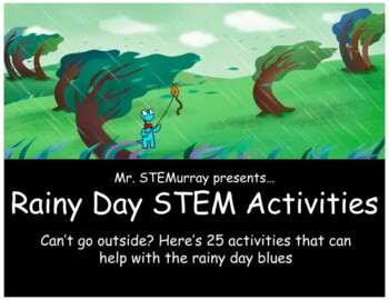 Preview of Rainy Day STEM activities