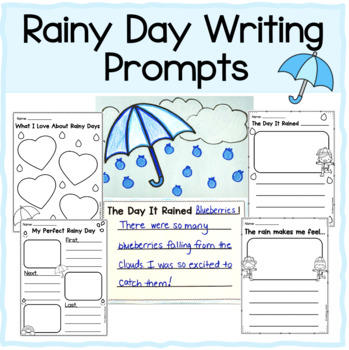 creative writing describing rain