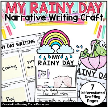 Preview of Rainy Day Writing, Spring Narrative Writing Craft, April Rain