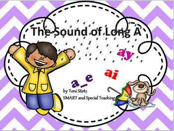 Preview of SMART Board Long A Phonics Orton Gillingham