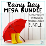Rainy Days! Spring MEGA BUNDLE: 15 Interactive Rhythmic/Melodic Games!
