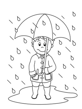 Rainy day Drawing coloring pages by MW Creativity And New Opportunities