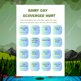 Rainy day scavenger hunt | Cozy hunt for you