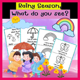 Rainy season, What Do You See Kindergarten Emergent Reader book